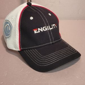 Engility CapAmericaGolf Golf Promotions Hat OS Black, White & Red